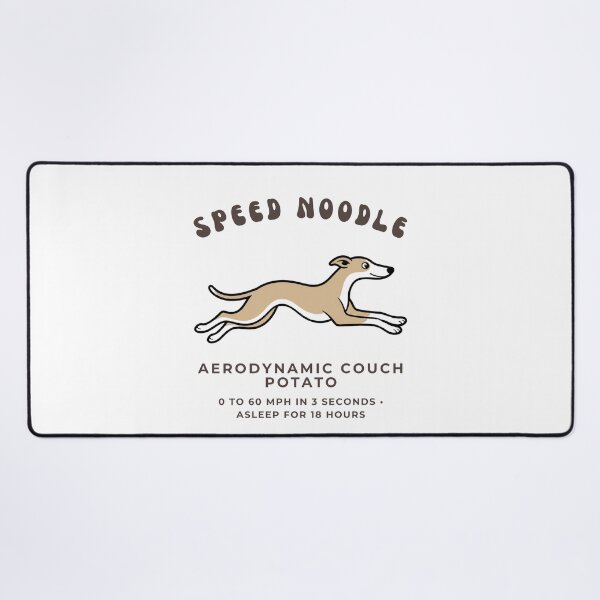 Item preview, Speed Noodle Funny Whippet Greyhound Dog Lover Retro Art designed and sold by wildsilencee.
