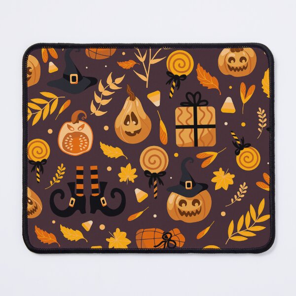 Item preview, Witchy Pumpkin Candy Autumn Halloween Pattern designed and sold by VibnWalls.