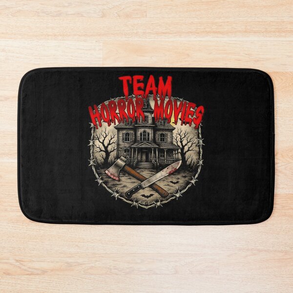 Item preview, Team Horror Movies - Haunted House, Axe and Barbed Wire - Horror Fan Gift designed and sold by Kek-Ina.