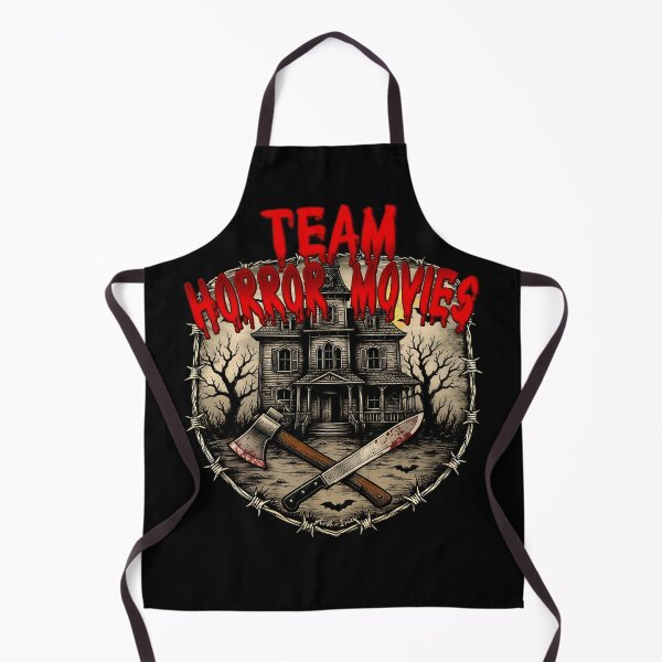 Item preview, Team Horror Movies - Haunted House, Axe and Barbed Wire - Horror Fan Gift designed and sold by Kek-Ina.