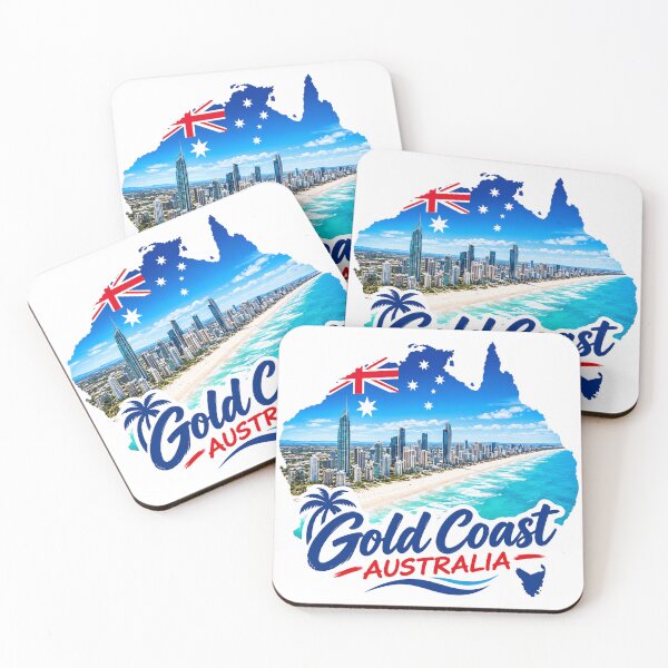 Item preview, Gold Coast Australia - Travel Art designed and sold by vectcd.