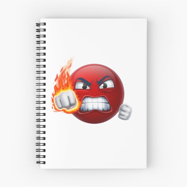 Item preview, Angry Red Emoji Punching Flaming Fist designed and sold by Tom-Riley.