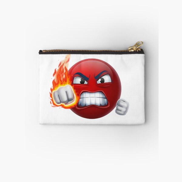 Item preview, Angry Red Emoji Punching Flaming Fist designed and sold by Tom-Riley.