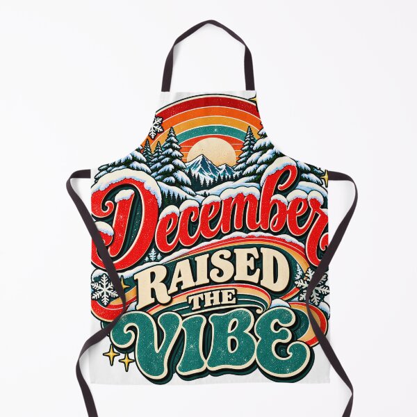 Item preview, December Raised The Vibe Retro Groovy Winter Christmas designed and sold by 198tees.