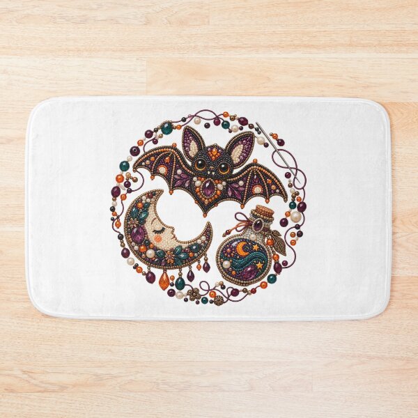 Item preview, Halloween Bead Embroidery Brooch Collection designed and sold by UrbanCanvvas.