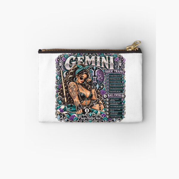 Item preview, Gemini Pool Player Toxic Traits & 8 Ball Excuses | Crazy Husky Chick designed and sold by Crazyhuskychick.