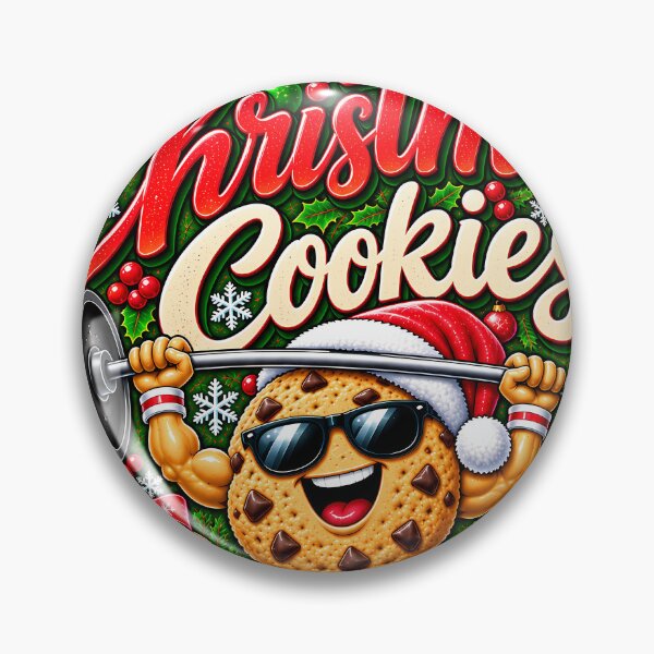 Item preview, Powered By Christmas Cookies Funny Gym Cookie Workout designed and sold by 198tees.