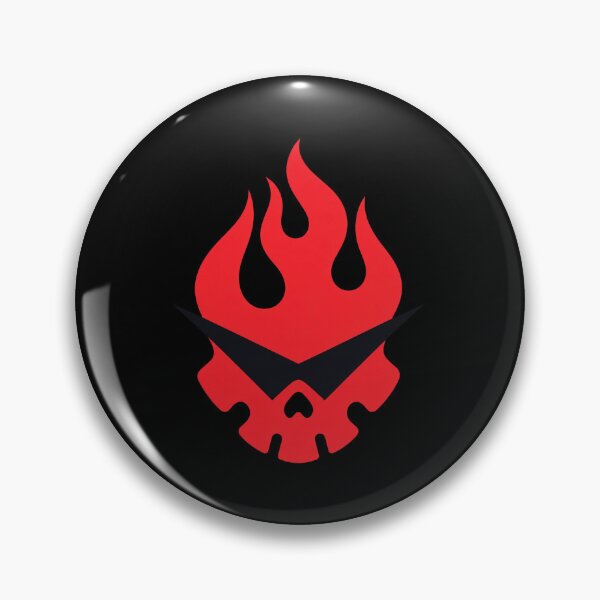 Item preview, Flame Skull Emblem designed and sold by Lainey028.