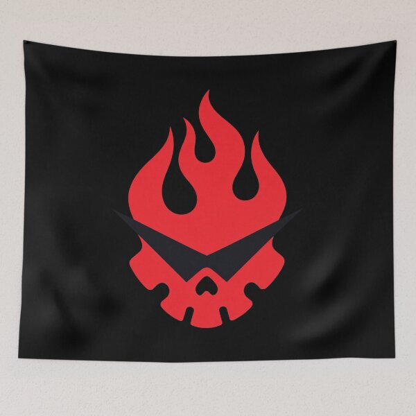Item preview, Flame Skull Emblem designed and sold by Lainey028.