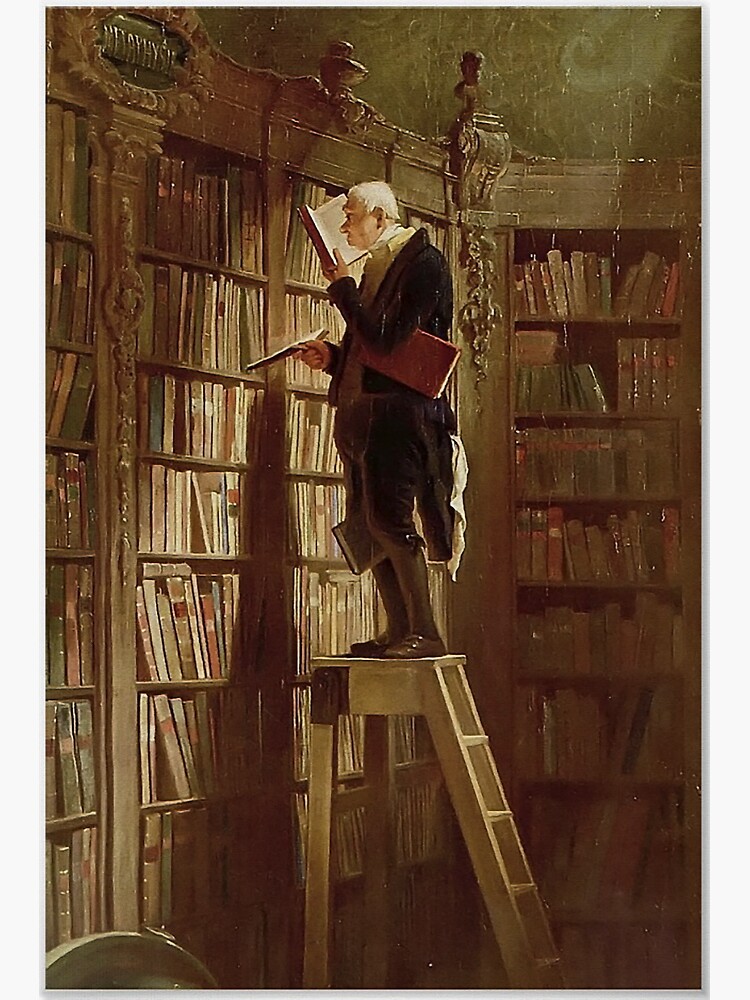 The Bookworm, by Carl Spitzweg by edsimoneit