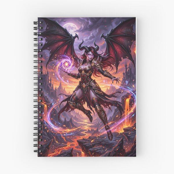 Item preview, Gothic Succubus Conjuring Magic Under the Moon - Fantasy Art designed and sold by Lucid Dream Pixel.