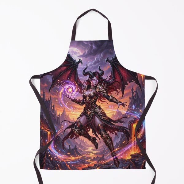Item preview, Gothic Succubus Conjuring Magic Under the Moon - Fantasy Art designed and sold by Lucid Dream Pixel.