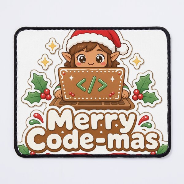 Item preview, Software Engineer Christmas Merry Code-mas Gift designed and sold by Soft Merch.