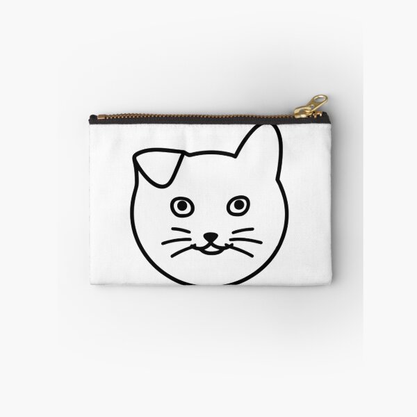Item preview, Cute Kitten Face Minimalist Cat Line Drawing designed and sold by Ikochane.