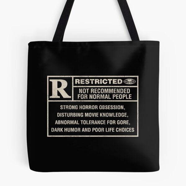 Item preview, Restricted Horror Label  designed and sold by sachpica.