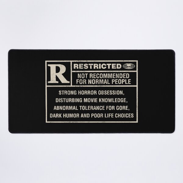 Item preview, Restricted Horror Label  designed and sold by sachpica.