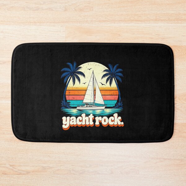 Item preview, Funny Yacht Rock Sailboat Tropical Sunset Art designed and sold by elderberry.