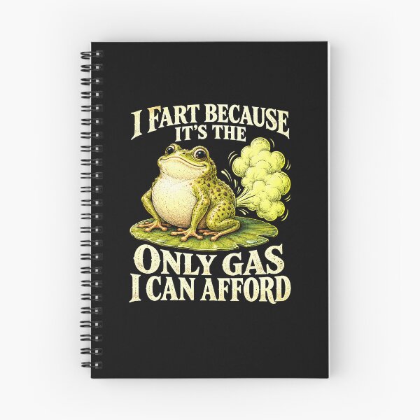 Item preview, Funny I Fart Because It's The Only Gas I Afford Frog Art designed and sold by elderberry.