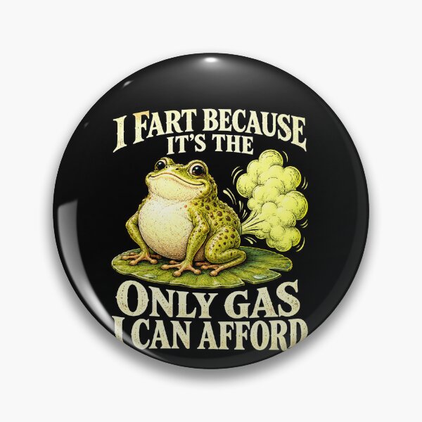 Item preview, Funny I Fart Because It's The Only Gas I Afford Frog Art designed and sold by elderberry.