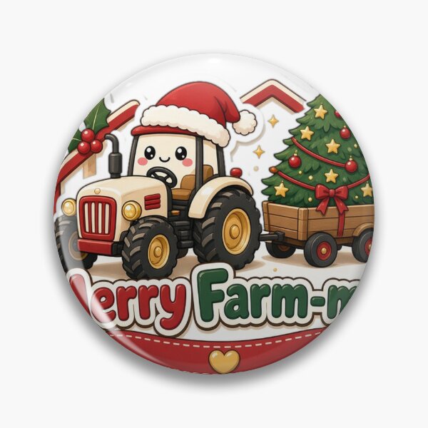 Item preview, Farmer Christmas Merry Farm-mas Gift designed and sold by Soft Merch.