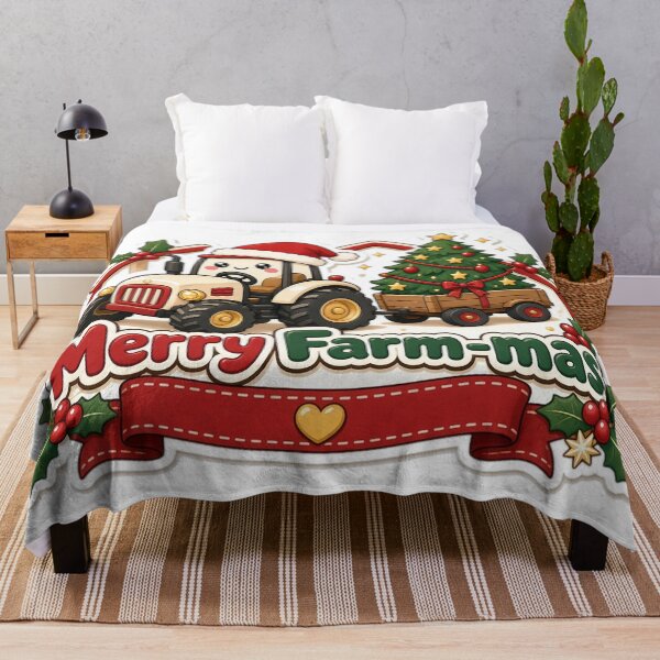 Item preview, Farmer Christmas Merry Farm-mas Gift designed and sold by Soft Merch.