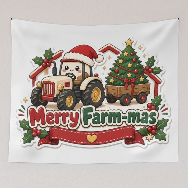Item preview, Farmer Christmas Merry Farm-mas Gift designed and sold by Soft Merch.