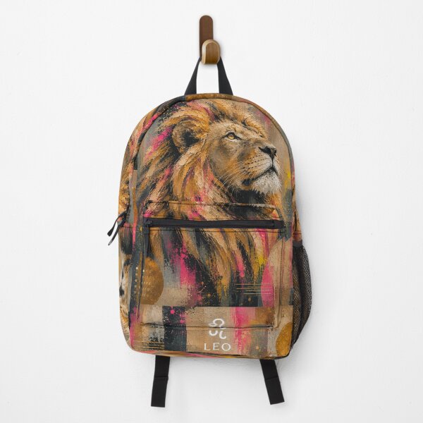 Item preview, Leo Zodiac Lion Painting – Astrology & Celestial Art designed and sold by GalleryKauffeld.