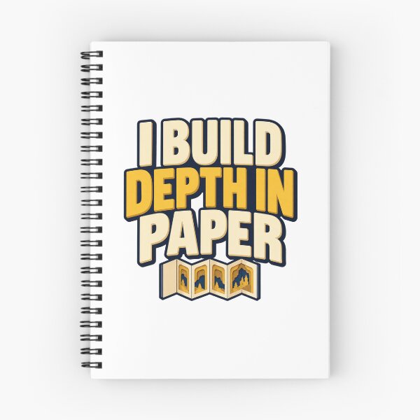 Item preview, I Build Depth in Paper Tunnel Book Artist designed and sold by UrbanCanvvas.