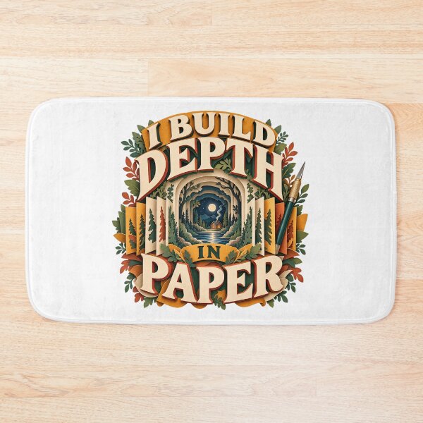 Item preview, I Build Depth in Paper Illustrated Tunnel Book designed and sold by UrbanCanvvas.