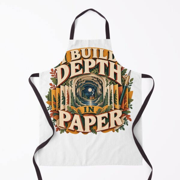 Item preview, I Build Depth in Paper Illustrated Tunnel Book designed and sold by UrbanCanvvas.