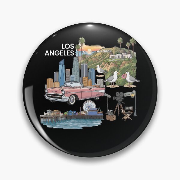 Artikelvorschau, Retro-Souvenir aus Los Angeles, Kalifornien, Vintage-Los Angeles entworfen und verkauft von DSWShirts.