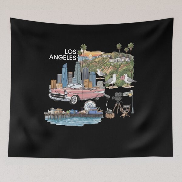 Item preview, Retro Los Angeles Souvenir California Vintage Los Angeles designed and sold by DSWShirts.