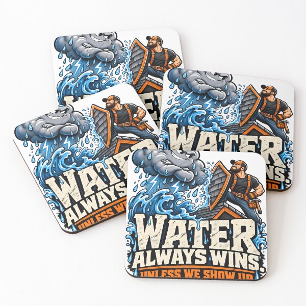 Item preview, Water Always Wins Unless We Show Up designed and sold by Roofers Coffee.