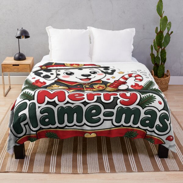Item preview, Firefighter Christmas Merry Flame-mas Gift designed and sold by Soft Merch.