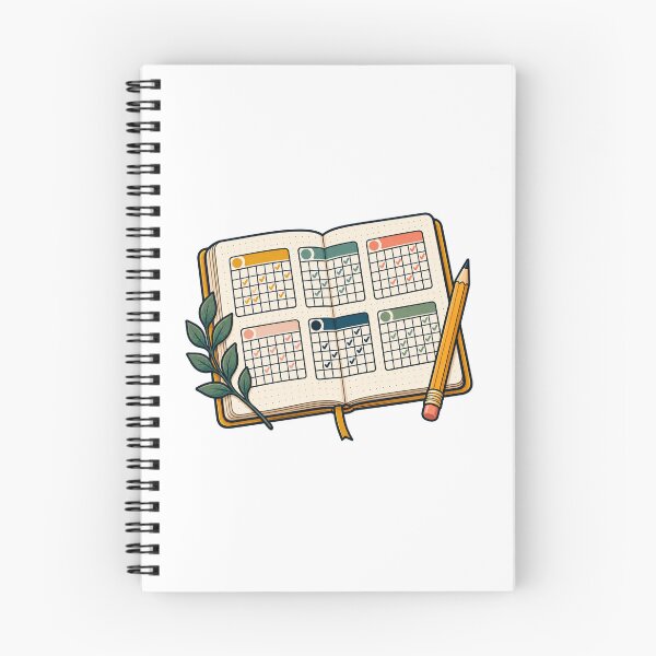 Item preview, Analog Habit Tracker Journal Grid and Pencil designed and sold by UrbanCanvvas.