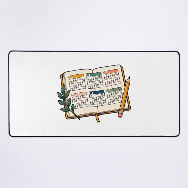 Item preview, Analog Habit Tracker Journal Grid and Pencil designed and sold by UrbanCanvvas.