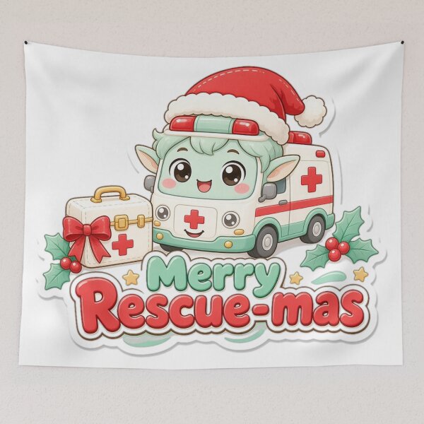Item preview, Emt Christmas Merry Rescue-mas Gift designed and sold by Soft Merch.