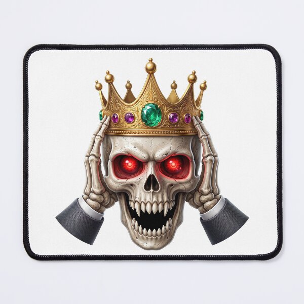 Item preview, Dark Fantasy King Skull Red Glowing Eyes designed and sold by Tom-Riley.