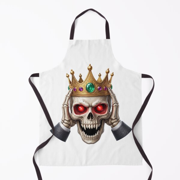 Item preview, Dark Fantasy King Skull Red Glowing Eyes designed and sold by Tom-Riley.