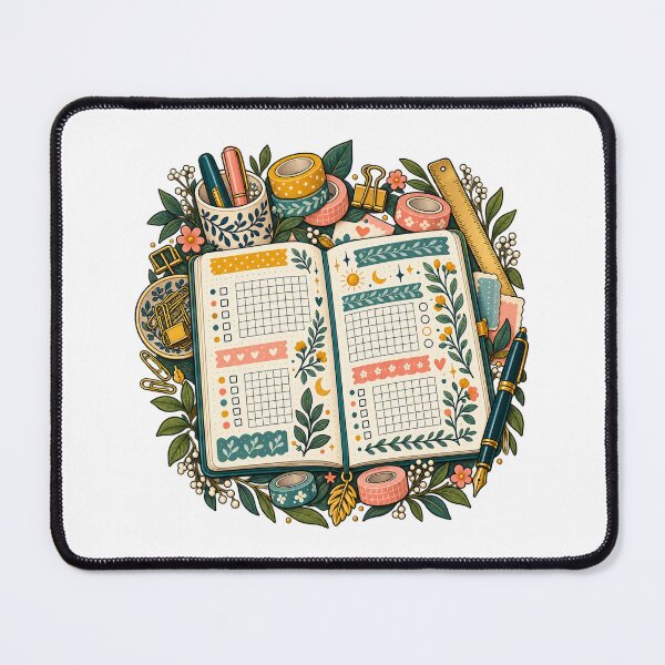 Item preview, Decorative Tracking Journal Stationery Lover Art designed and sold by UrbanCanvvas.
