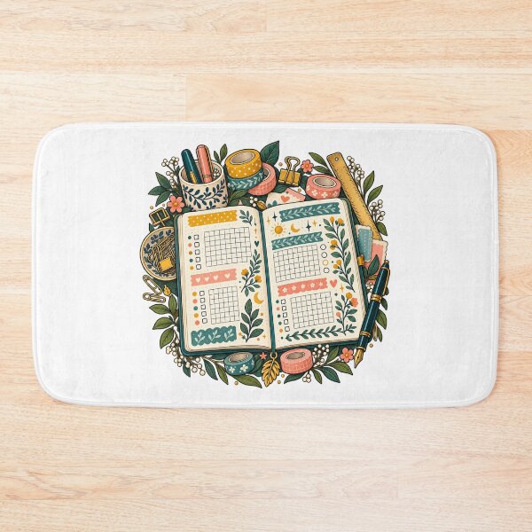Item preview, Decorative Tracking Journal Stationery Lover Art designed and sold by UrbanCanvvas.