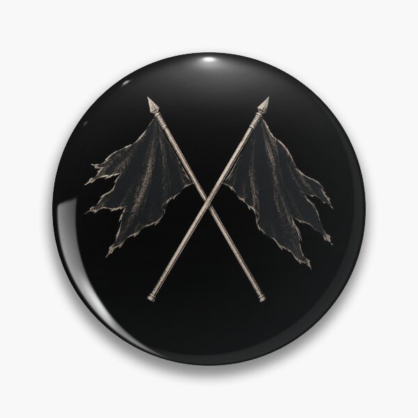 Item preview, Crossed Black Flags designed and sold by Sensabaugh101R.