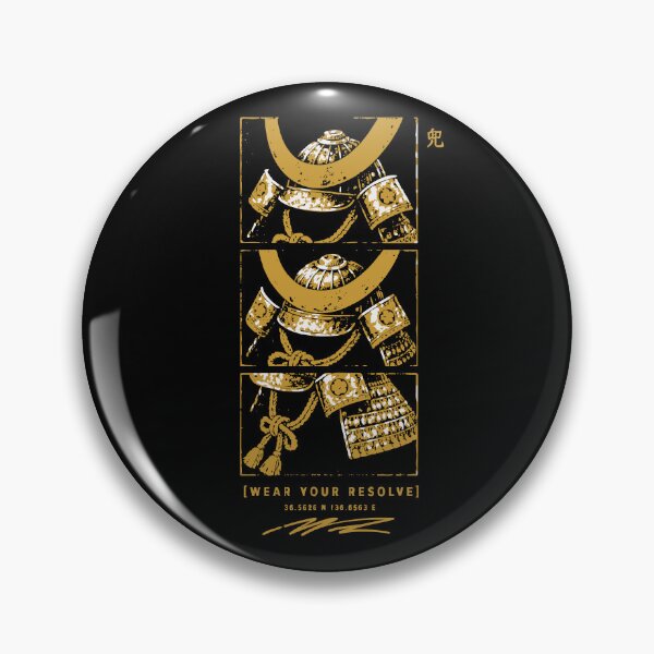 Item preview, Kabuto Wear Your Resolve - Samurai Helmet Halftone Triptych designed and sold by WAVE-JP.