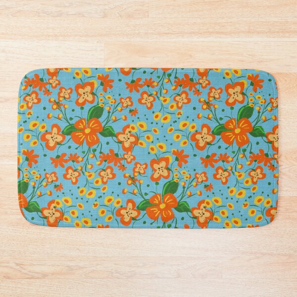 Item preview, Vibrant Orange and Yellow Summer Floral designed and sold by DigiBlossom.