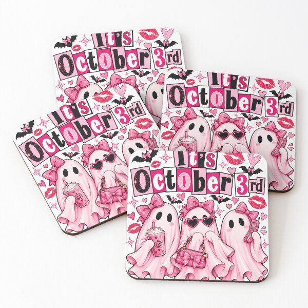 Item preview, October 3rd Pink Ghost Trio designed and sold by ROUX-ART.