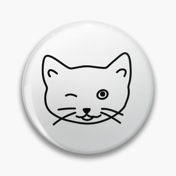 Item preview, Minimalist Cat Portrait Simple Feline Outline designed and sold by Ikochane.