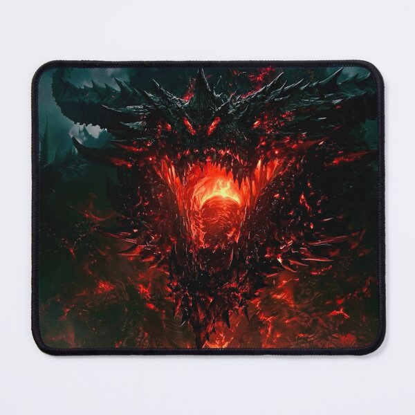 Item preview, Dragon Boss Fight - Epic Dark Fantasy art designed and sold by Delerat7.