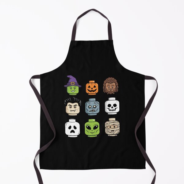 Item preview, Halloween Building Blocks Head Cute Bricks designed and sold by Designart68.