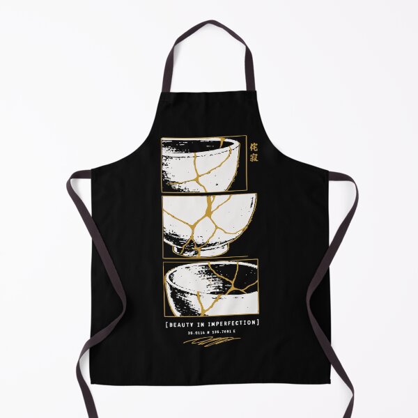 Item preview, Kintsugi Wabi Sabi - Tea Bowl Gold Repair Woodblock Art designed and sold by WAVE-JP.