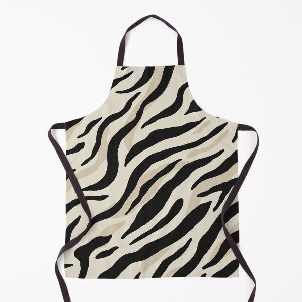 Item preview, Modern Zebra Animal Print Pattern Black and Cream designed and sold by Mindful Wall Art Studio.